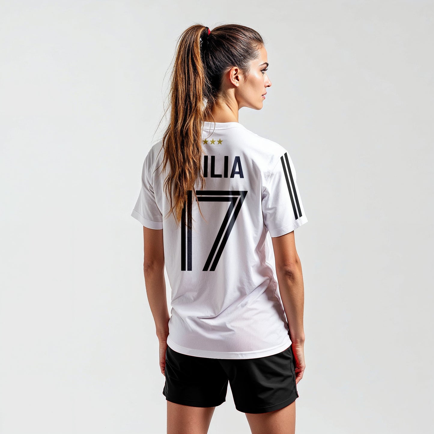 Deutschland-Fußballtrikot für Damen mit eigenem Namen und Nummer