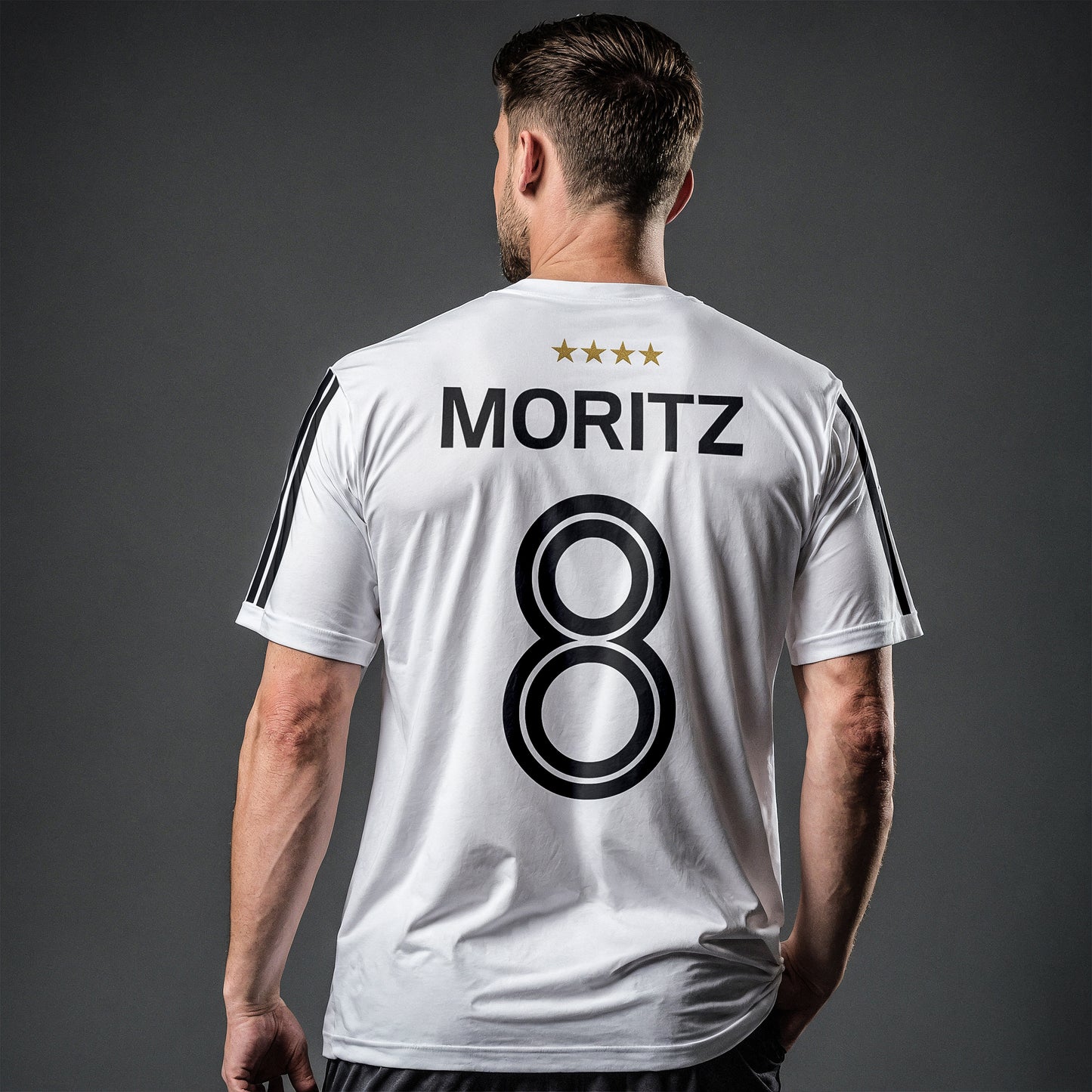 Deutschland-Fußballtrikot für Herren mit eigenem Namen und Nummer