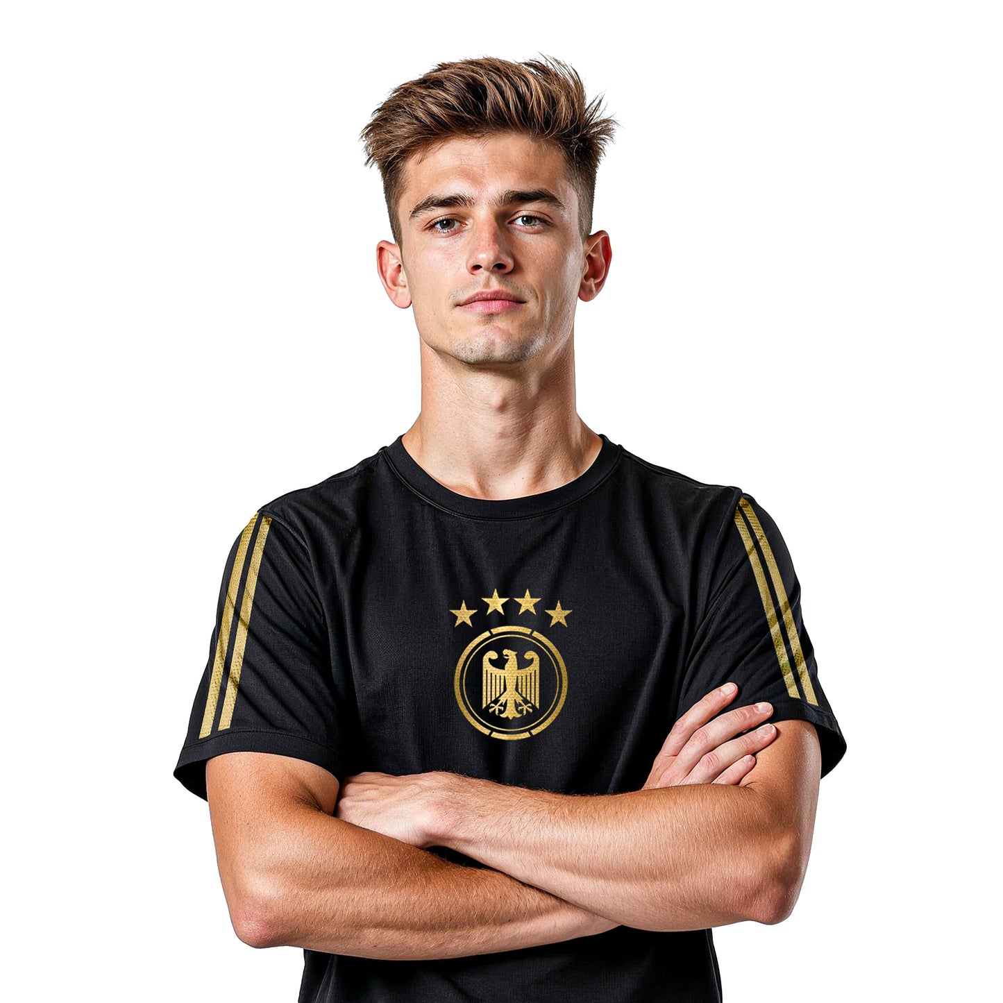 Deutschland-Fußballtrikot für Herren mit eigenem Namen und Nummer