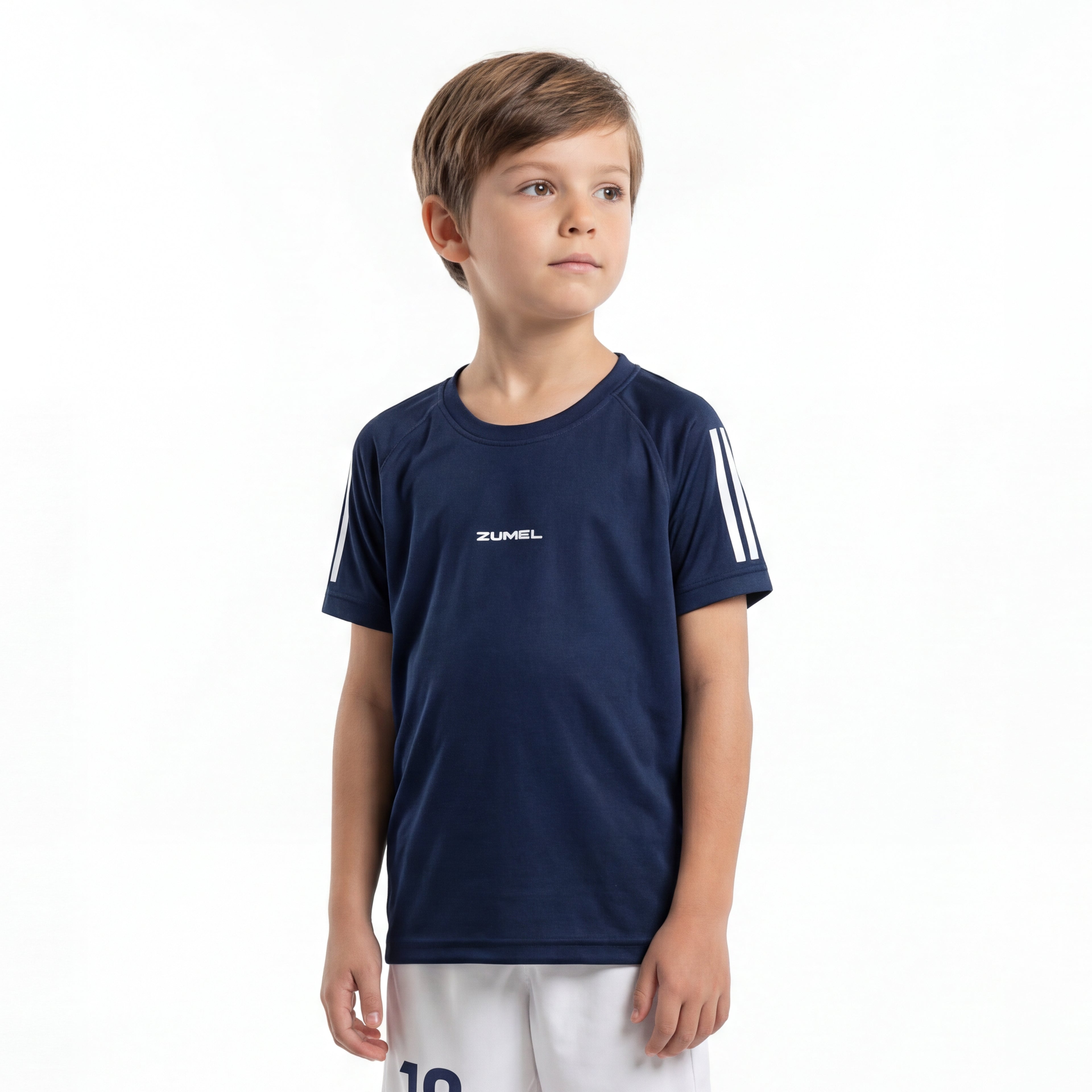 Personalisiertes Fußball Trikot Marine mit eigenem Namen und Nummer