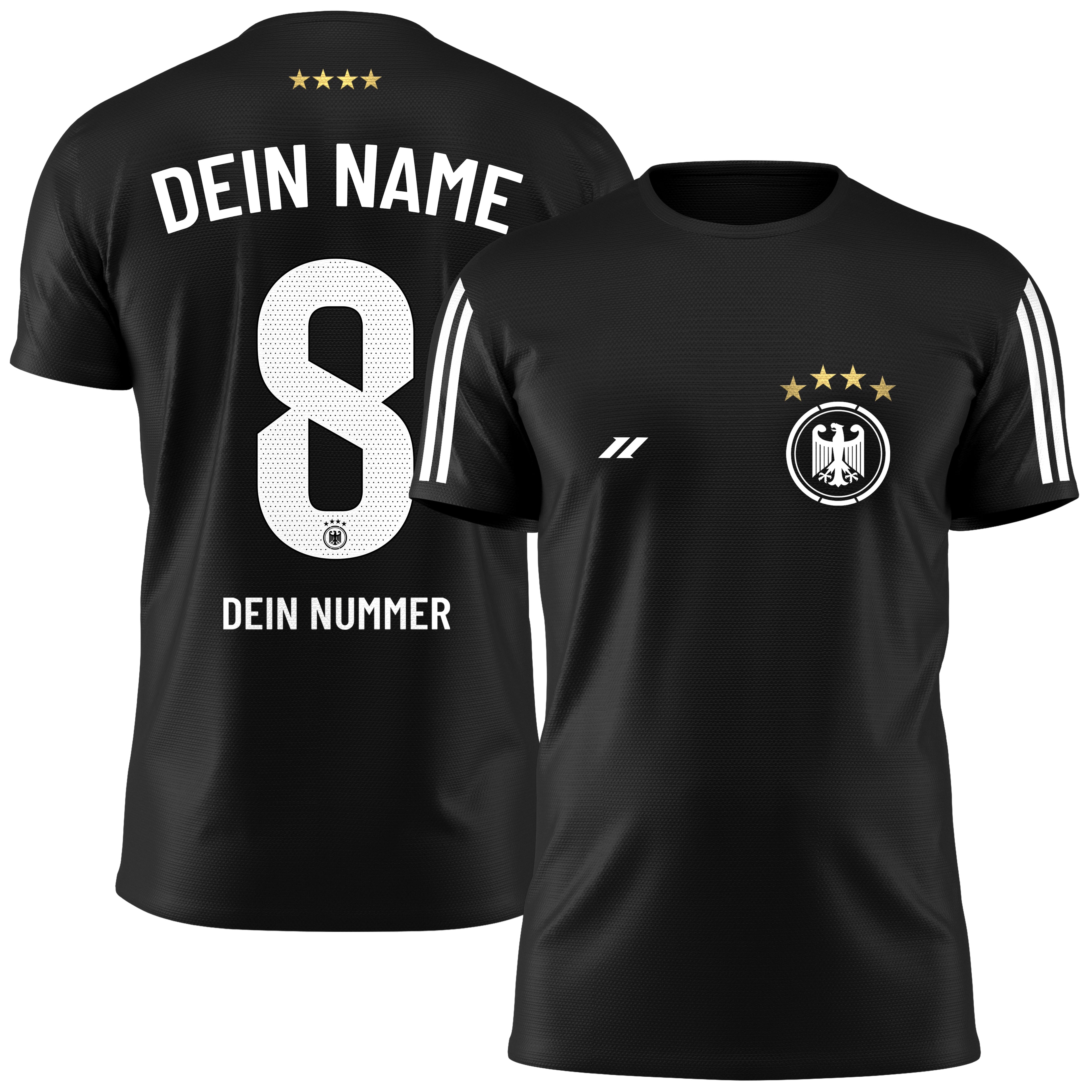 Kinder-Fußballtrikot Deutschland mit deinem Namen – Premium