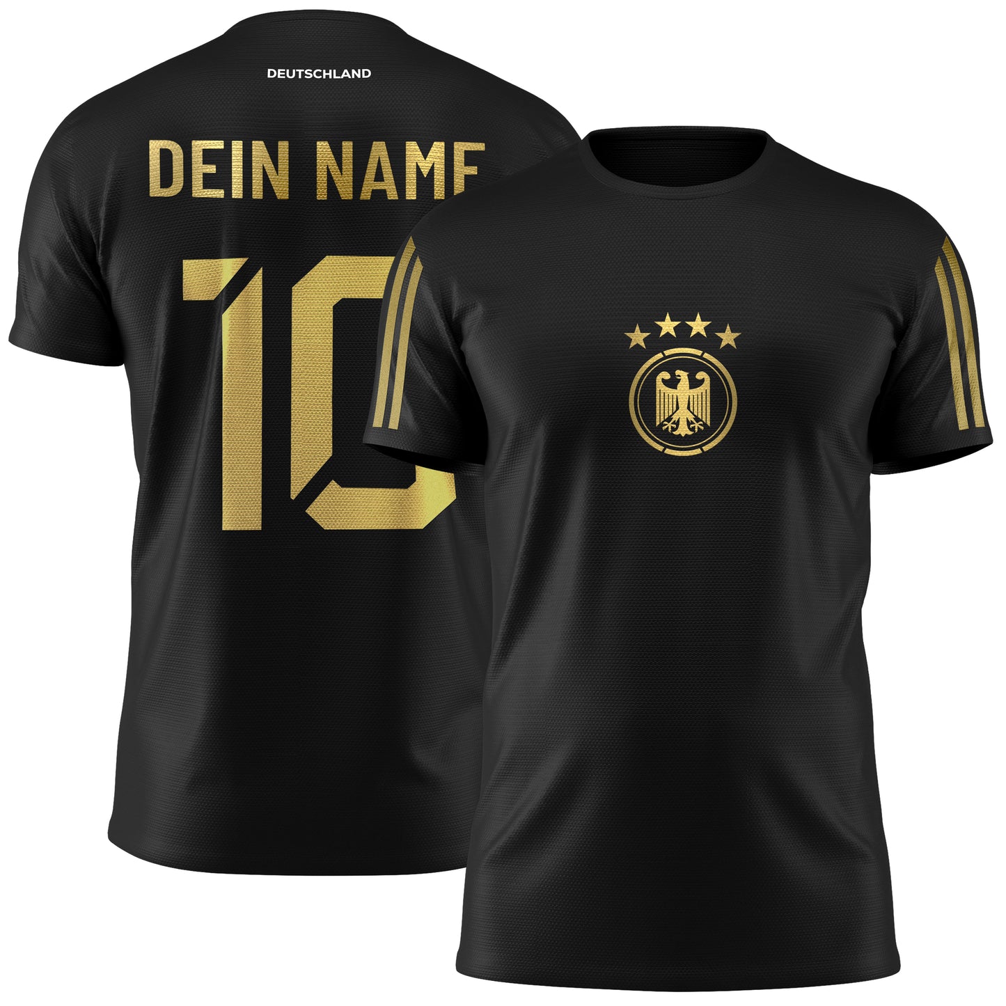 Deutschland-Fußballtrikot für Herren mit eigenem Namen und Nummer