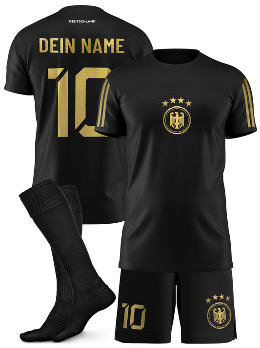 Deutschland Kinder Fußball-Set mit eigenem Namen und Nummer