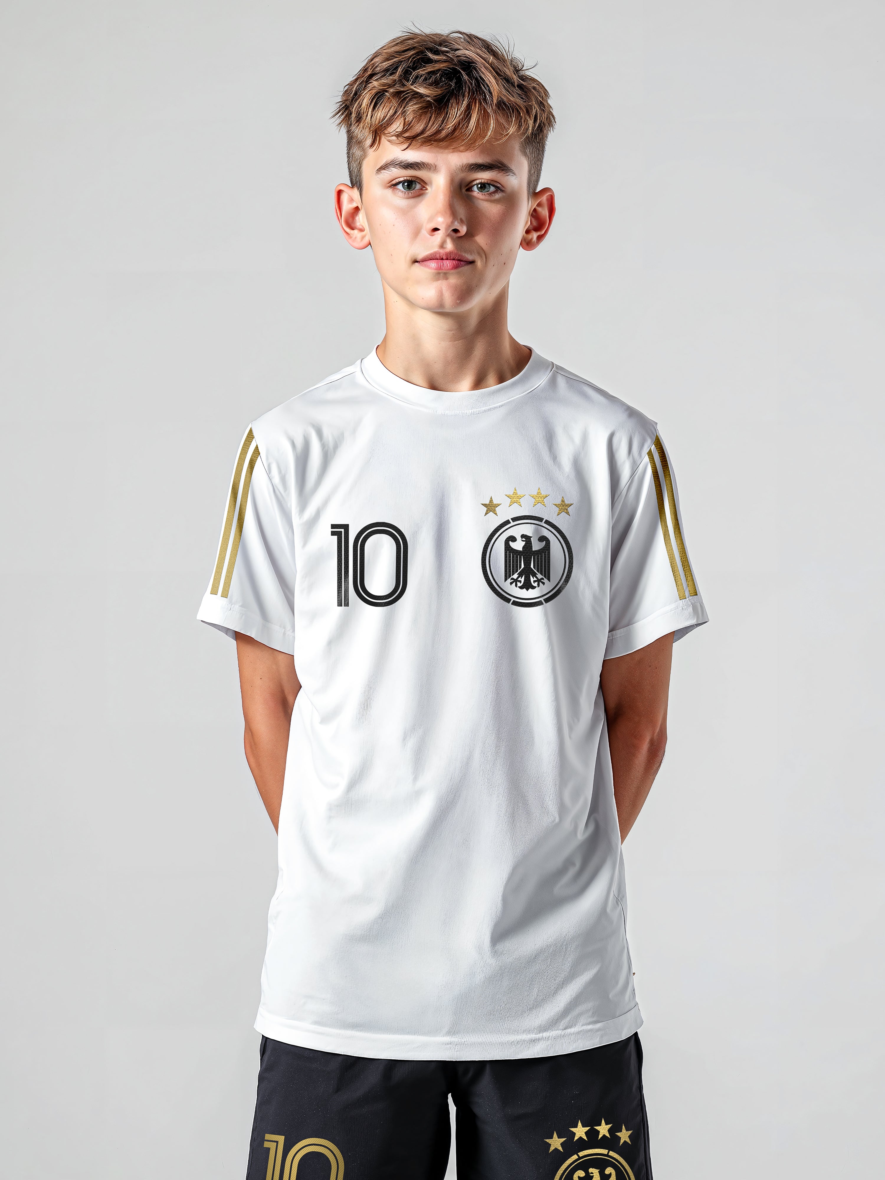 Deutschland Fußballtrikot-Set für Kinder mit eigenem Namen