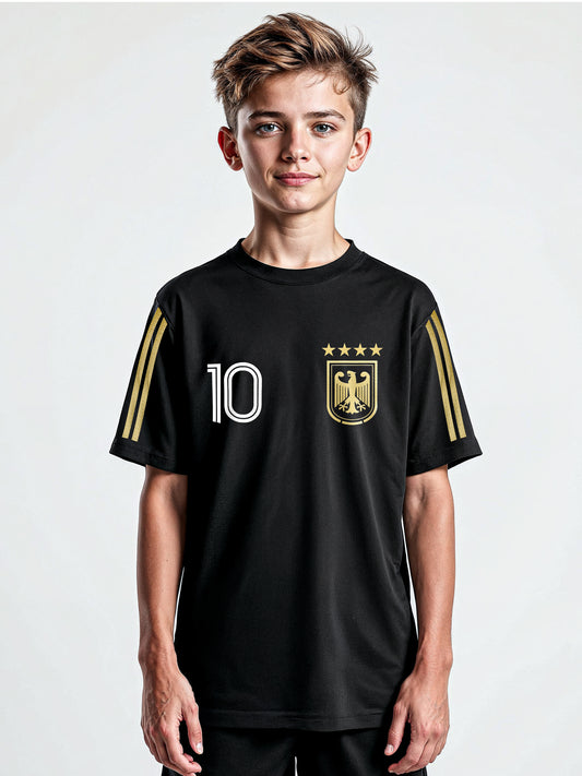 Personalisierte Deutschland Fußball-Set für Kinder mit eigenem Namen und Nummer